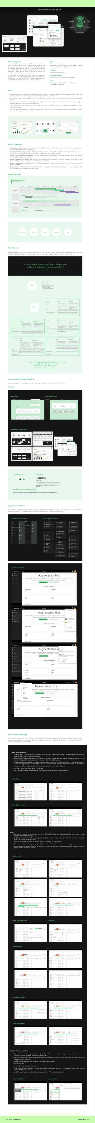 Osapiens Hub Redesign